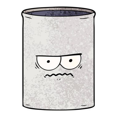 vektör çizim karikatür petrol davul