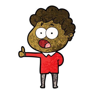 çizgi film adam sürpriz nefes nefese