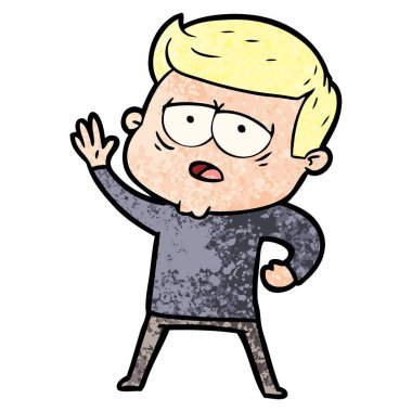 vektör çizim karikatür adam