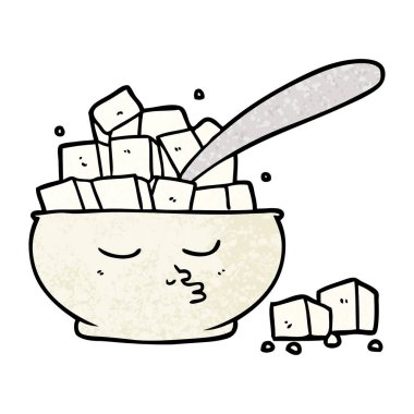 vektör çizim karikatür şekerlik