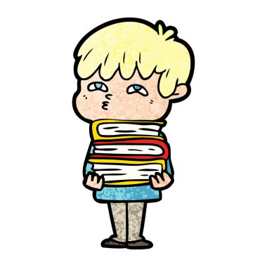 vektör çizim karikatür meraklı adam