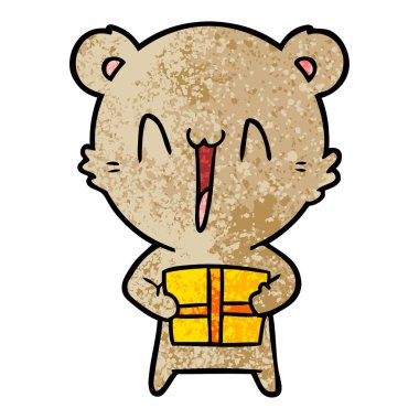 mutlu ayı ile hediye çizgi film