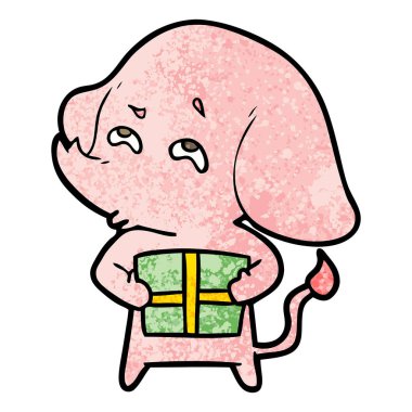 hediye hatırlama ile çizgi film fil