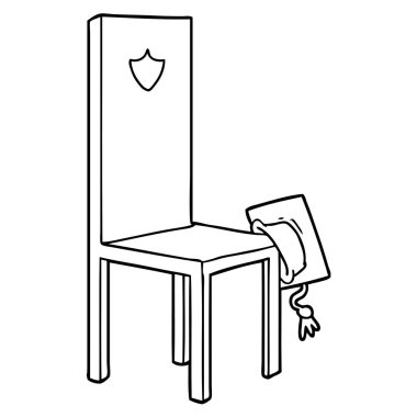 çizgi film sandalye lisansüstü kapaklı