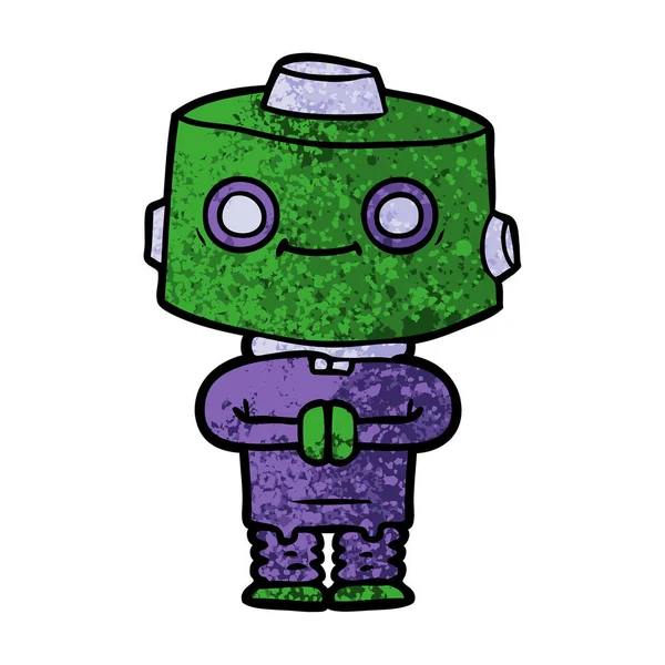 Ilustración Vectorial Del Robot Dibujos Animados — Archivo Imágenes Vectoriales