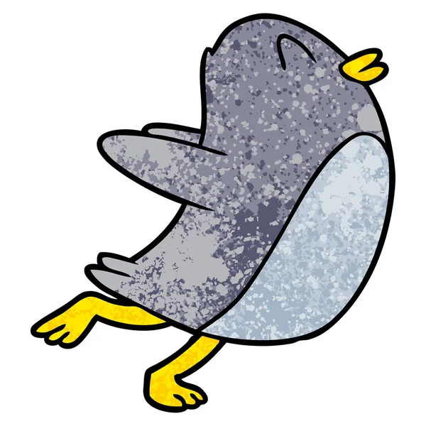 Wektor Ilustracja Kreskówka Szczęśliwy Pingwina — Wektor stockowy