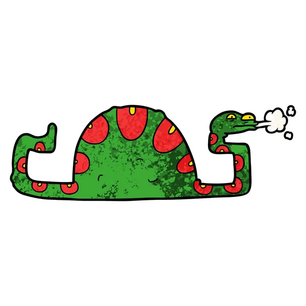 Illustration Vectorielle Serpent Dessin Animé — Image vectorielle