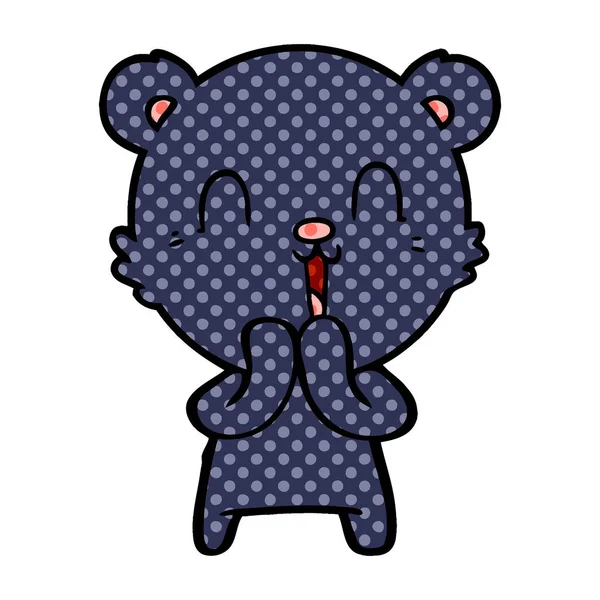 Gambar Vektor Dari Karakter Kartun Beruang - Stok Vektor