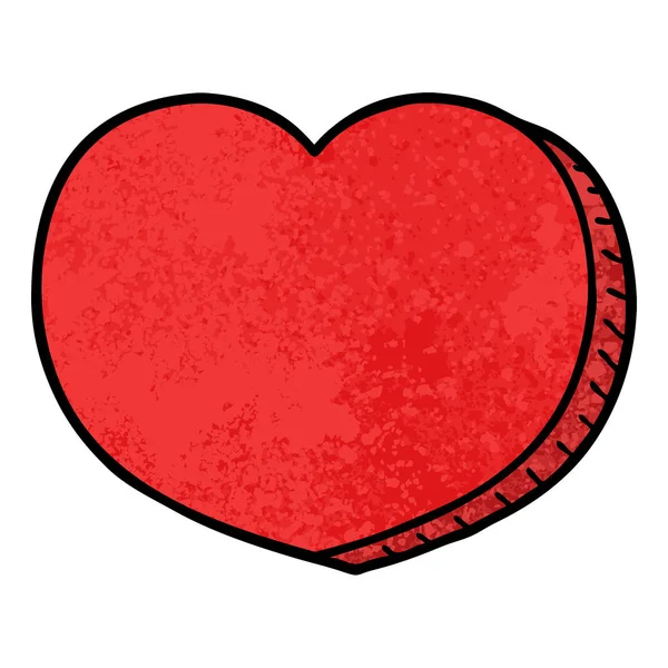 Vector Illustration Cartoon Heart — Stock Vector