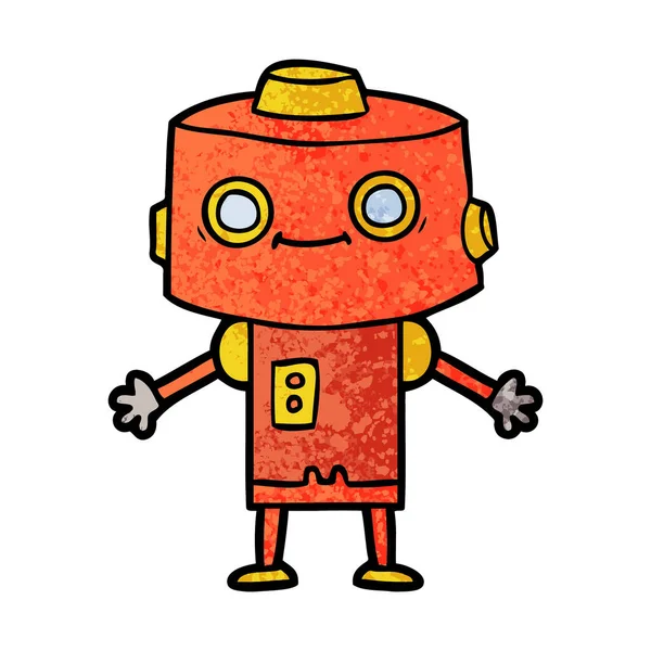 Ilustración Vectorial Del Robot Dibujos Animados — Archivo Imágenes Vectoriales