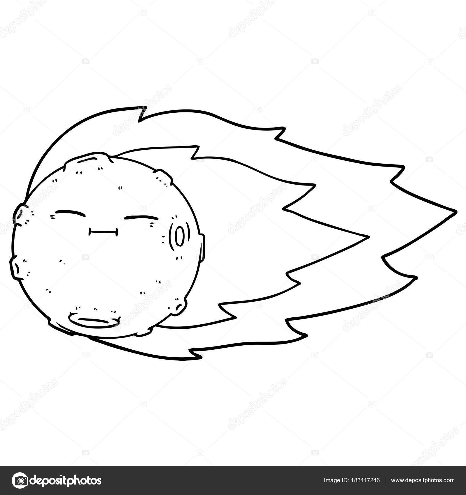 Imágenes: meteoritos para pintar | Ilustración Vector ...