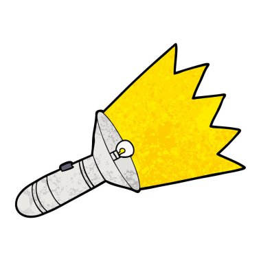 vektör çizim karikatür meşale