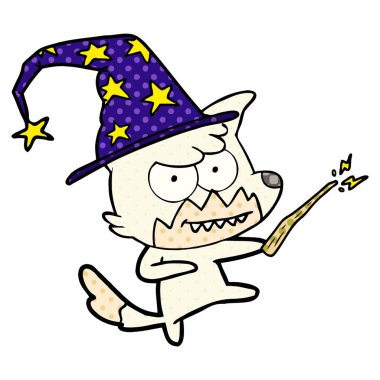 vektör çizim karikatür sırıtan Fox