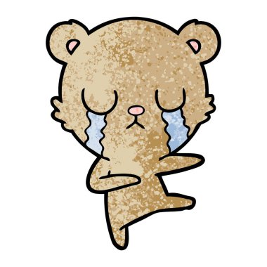 ayı çizgi film karakteri vektör çizim 