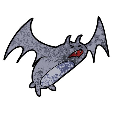 korkunç çizgi film yarasa vektör çizim