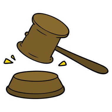 vektör çizim karikatür tokmak