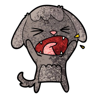 Çizgi film köpeğinin vektör çizimi