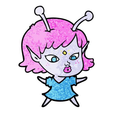 güzel çizgi film yabancı kız