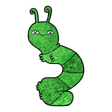 vektör çizim karikatür mutlu kedi