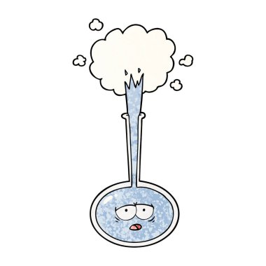 yorgun bilimsel deney çizgi film