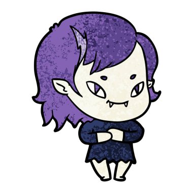 çizgi film dostu vampir kız