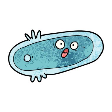 vektör çizim karikatür mikrop