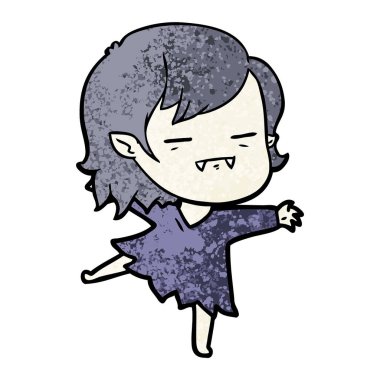 çizgi film ölümsüz vampir kız dans