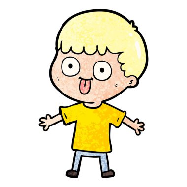  vektör çizim karikatür adam bakıyor