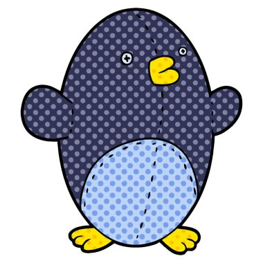 çizgi film dolma oyuncak penguen