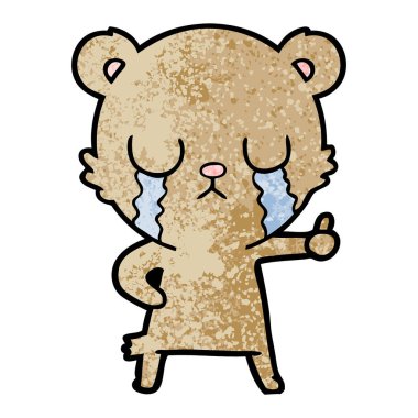 ayı çizgi film karakteri vektör çizim 