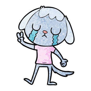 Çizgi film köpeğinin vektör çizimi