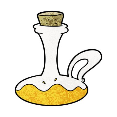 vektör çizim karikatür petrol