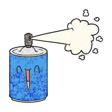 çizgi film sprey sprey kutusu