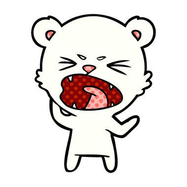 kızgın kutup ayısı karikatür