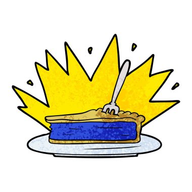 çizgi film lezzetli tatlı vektör çizim