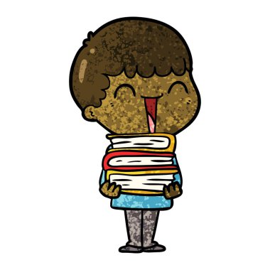 vektör çizim karikatür mutlu adam