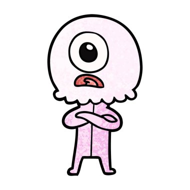 çizgi film Tepegöz'ü yabancı uzay adamı