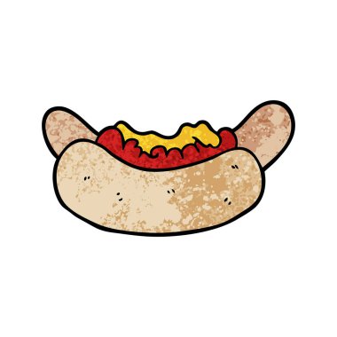 Çizgi film köpeğinin vektör çizimi