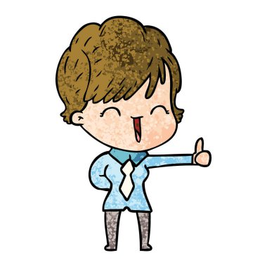 vektör çizim karikatür komik kadın