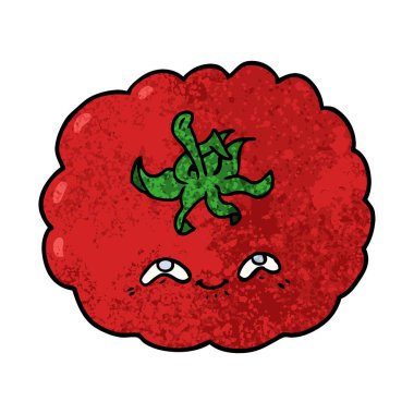 vektör çizim karikatür domates