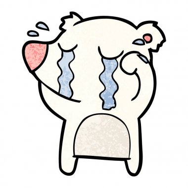 Kutup Ayısı Çizgi Filminin Vektör İllüstrasyonu