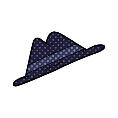 vektör çizim karikatür şapka