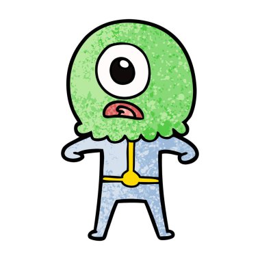 çizgi film Tepegöz'ü yabancı uzay adamı