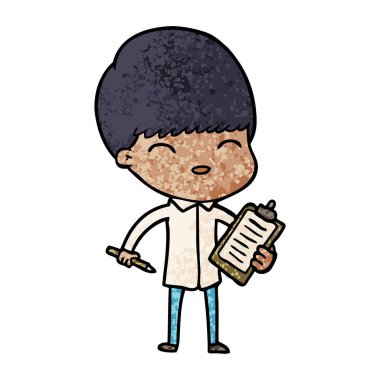 çizgi film çocuk not alma