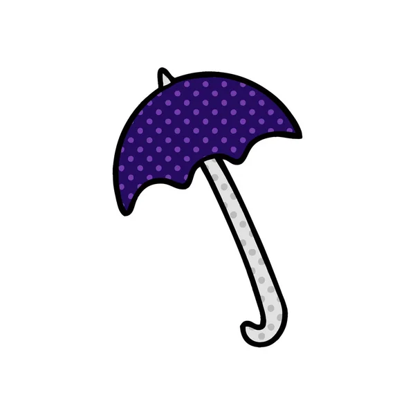 Vektor Illustration Des Cartoon Regenschirms — Stockvektor