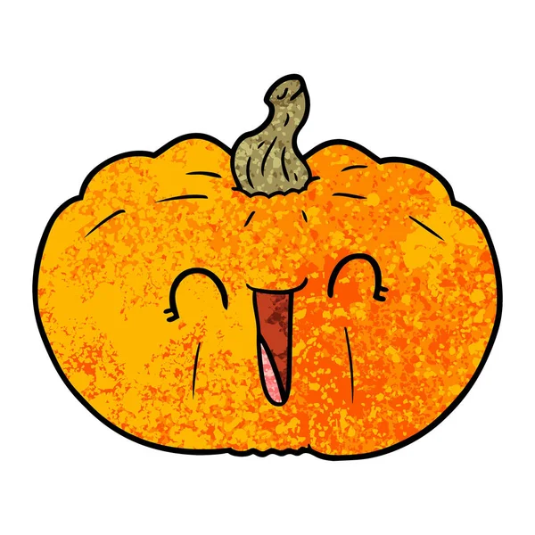 Çizgi film balkabağının vektör çizimi