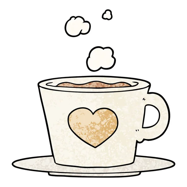 一杯可爱的咖啡 — 图库矢量图片