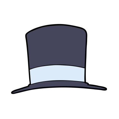 vektör çizim karikatür şapka