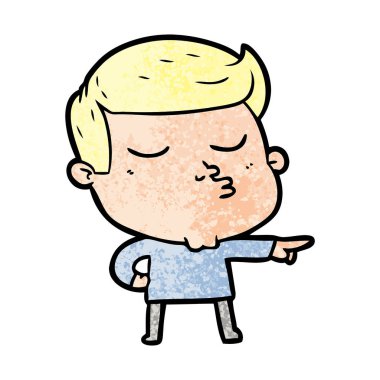 surat asmayı karikatür modeli adam