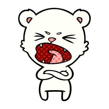 kızgın kutup ayısı karikatür